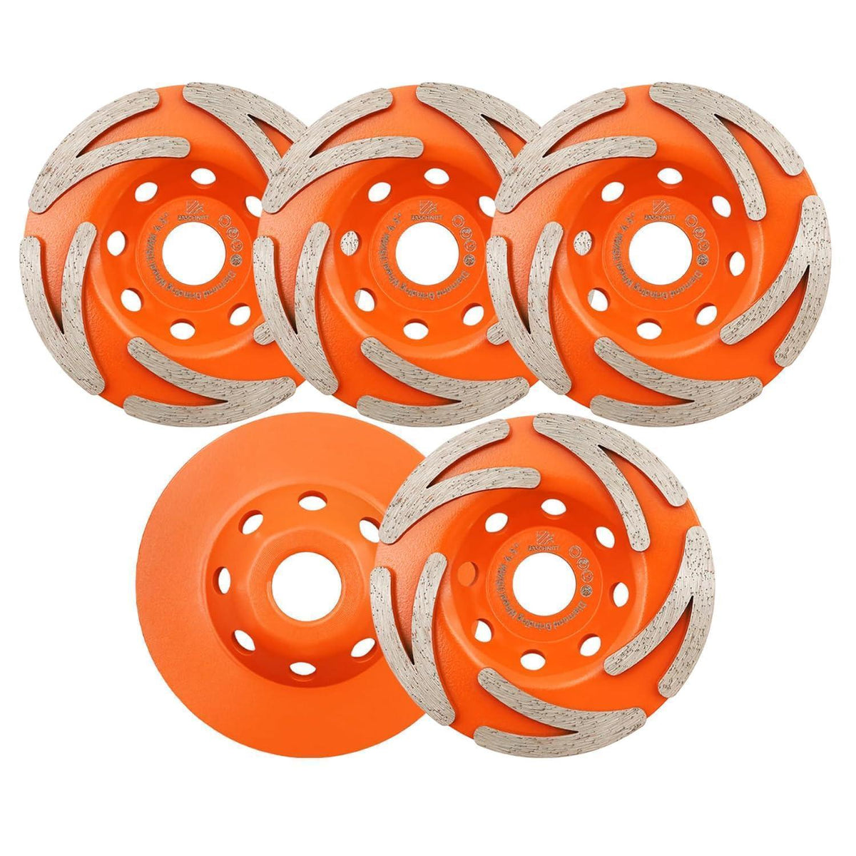 Diamant Schleifscheibe 115mm für Beton & Stein, 5er Set