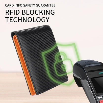 Herren Geldbörse RFID Schutz Leder Schwarz Geschenkbox Münzfach