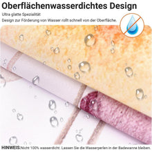Duschvorhang Blumen Muster 220x200cm wasserabweisend