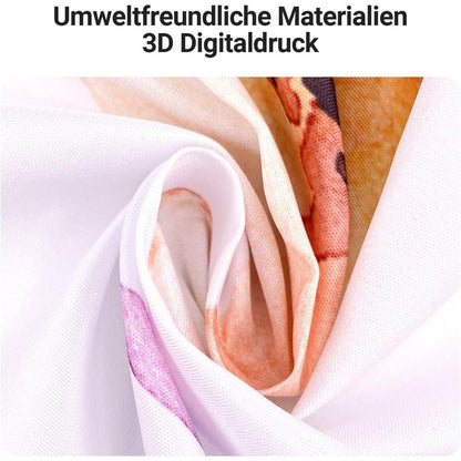 Duschvorhang Blumen Muster 220x200cm wasserabweisend