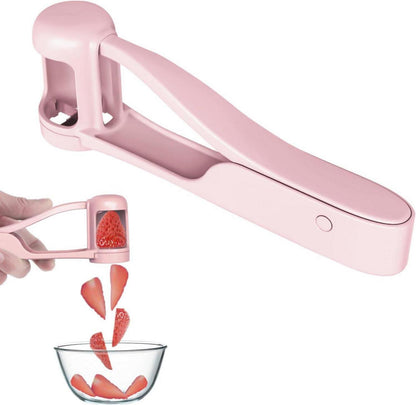 Traubenschneider Obstschneider Kinder Edelstahl Pink