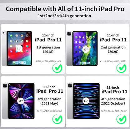 EasyAcc iPad Pro 11 Zoll Hülle, Stifthalter, 2. Gen