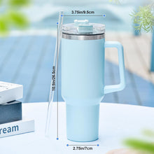 40oz Thermobecher mit Strohhalm und Henkel aus