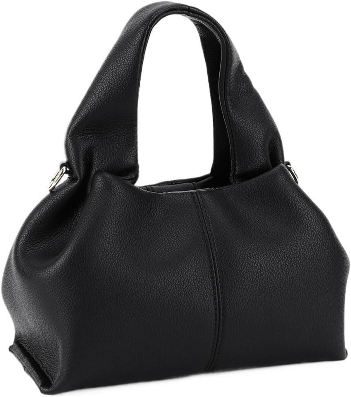Kleine Handtasche PU Leder Vintage Beuteltasche Damen Umhängetasche