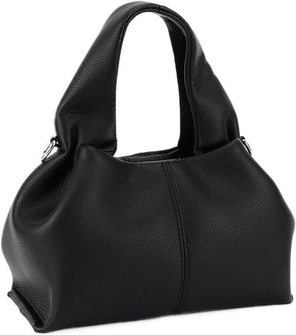 Kleine Handtasche PU Leder Vintage Beuteltasche Damen Umhängetasche