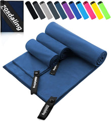 Schnelltrocknendes Mikrofaser Handtuch Set 3-teilig für Sport