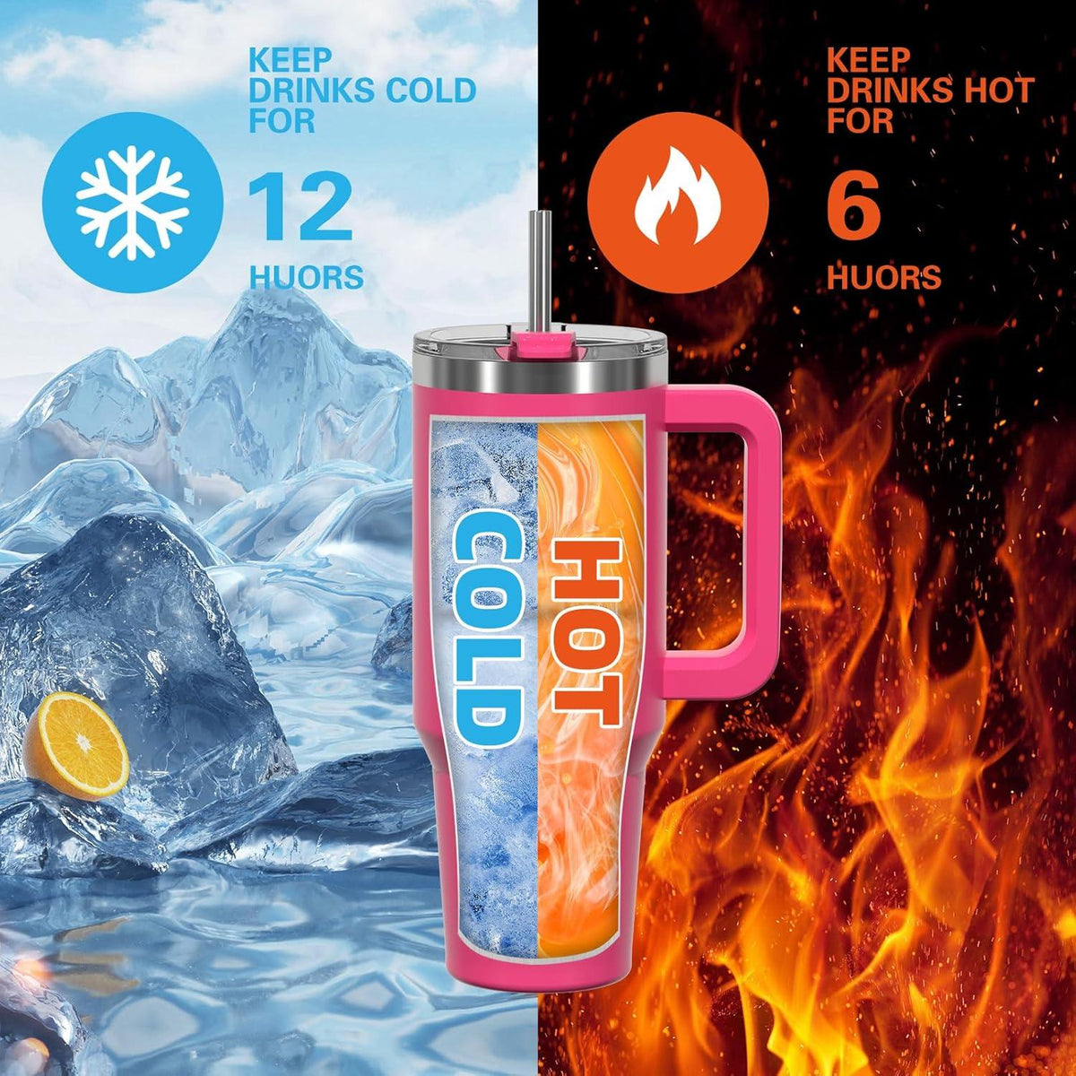 40oz Thermobecher to Go Edelstahl Vakuum Doppelwandig