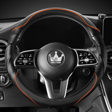 3D Auto Lenkradabdeckung Komfortgriff Massage, Orange Schwarz