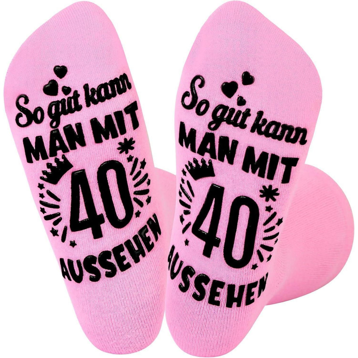 Geburtstags Socken Damen Baumwolle – Geschenkidee 40. Geburtstag