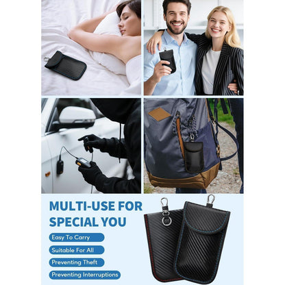 Keyless Go Autoschlüssel Schutz RFID Abschirmung Grün/Blau