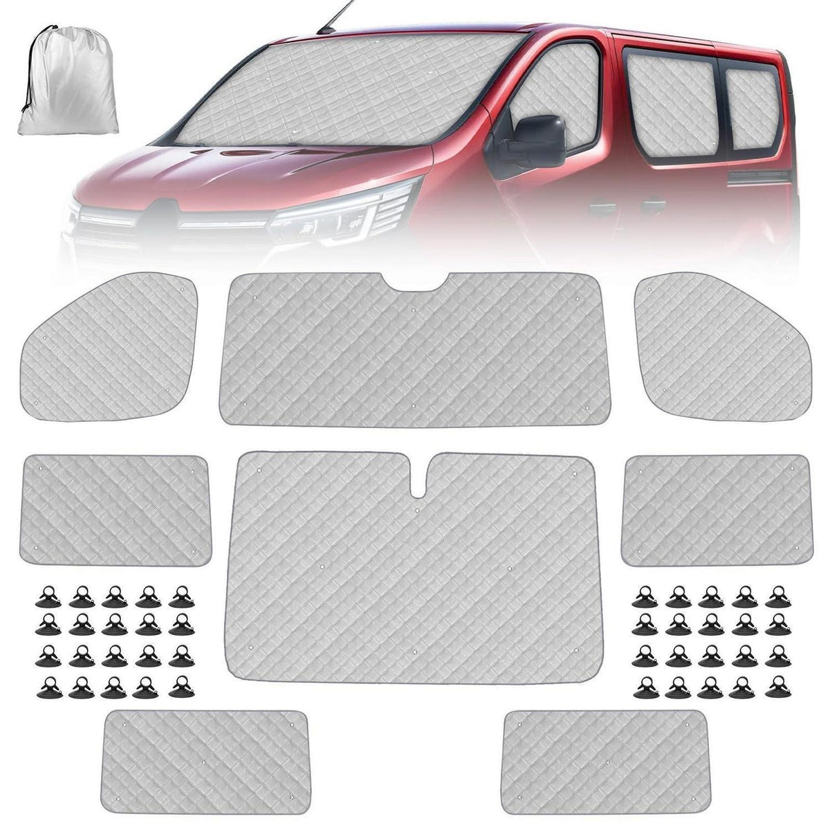 Wohnmobil Sonnenschutz Set Renault Trafic SWB 2001-2014