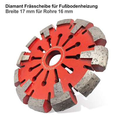 Diamant Frässcheibe 130mm für Fußbodenheizung in Beton & Estrich