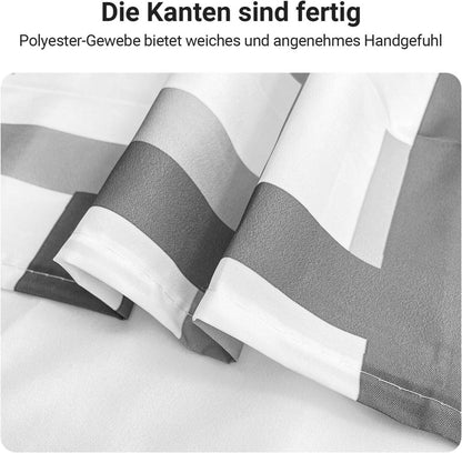 Duschvorhang Lerores 200x200cm Block Antischimmel Wasserabweisend 12 Ösen