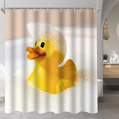 Duschvorhang Gelbe Ente Antischimmel Textil