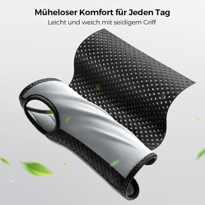 FREETOO Leicht-Passform Handgelenkstütze mit Bionisch Karpaltunnel Schiene für RSI, Sehnenscheidenentzündung - L/XL, Rechts, Kirschrot