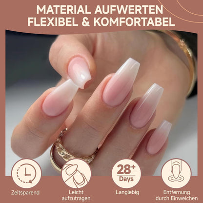 Ballerina Nageltips 216 Stück – Gel Nägel Verlängerung Set