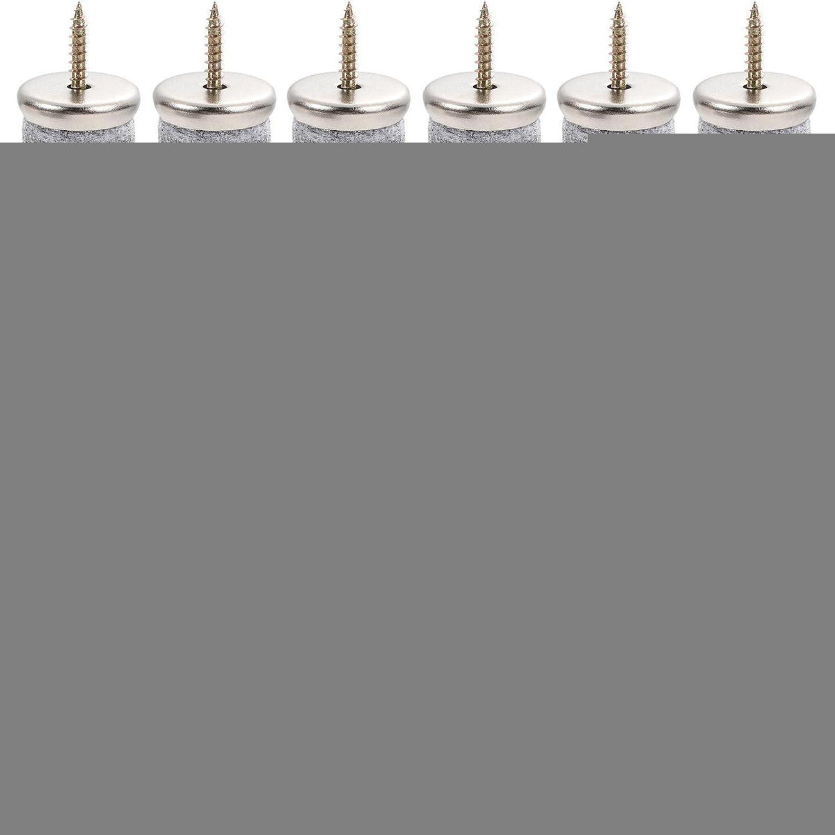 40x Filzgleiter zum Schrauben 28mm Grau Bodenschutz Möbel