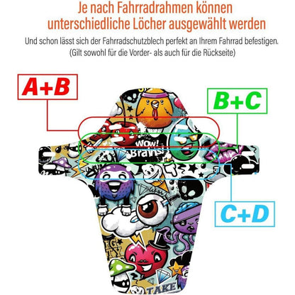 CNC Fahrrad Schutzblech Set für MTB/Mountainbike