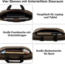 Voova Große Laptoptasche 14-16 Zoll Laptop Erweiterbare
