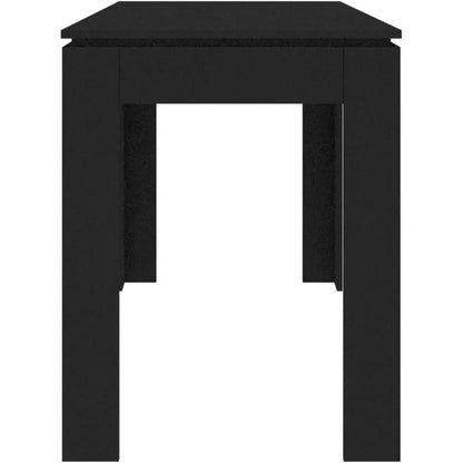 Esstisch Schwarz 120x60 cm – Minimalistisch & Elegant