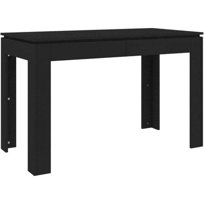 Esstisch Schwarz 120x60 cm – Minimalistisch & Elegant