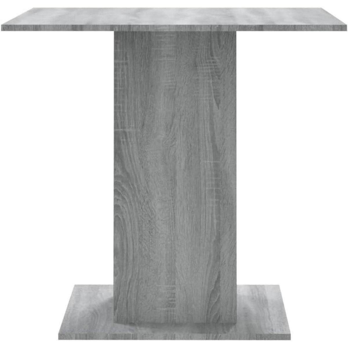 Grauer Esstisch Sonoma 80x80 cm – Küchentisch für Esszimmer