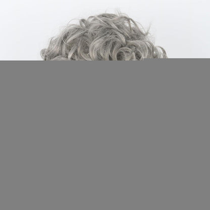 Oma Perücken Set mit Brille & Perlenkette - Grau