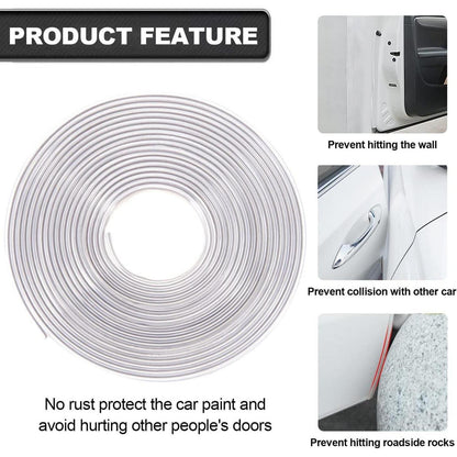 Transparenter Autotürkantenschutz 5m – Kratzschutz & Geräuschdämmung