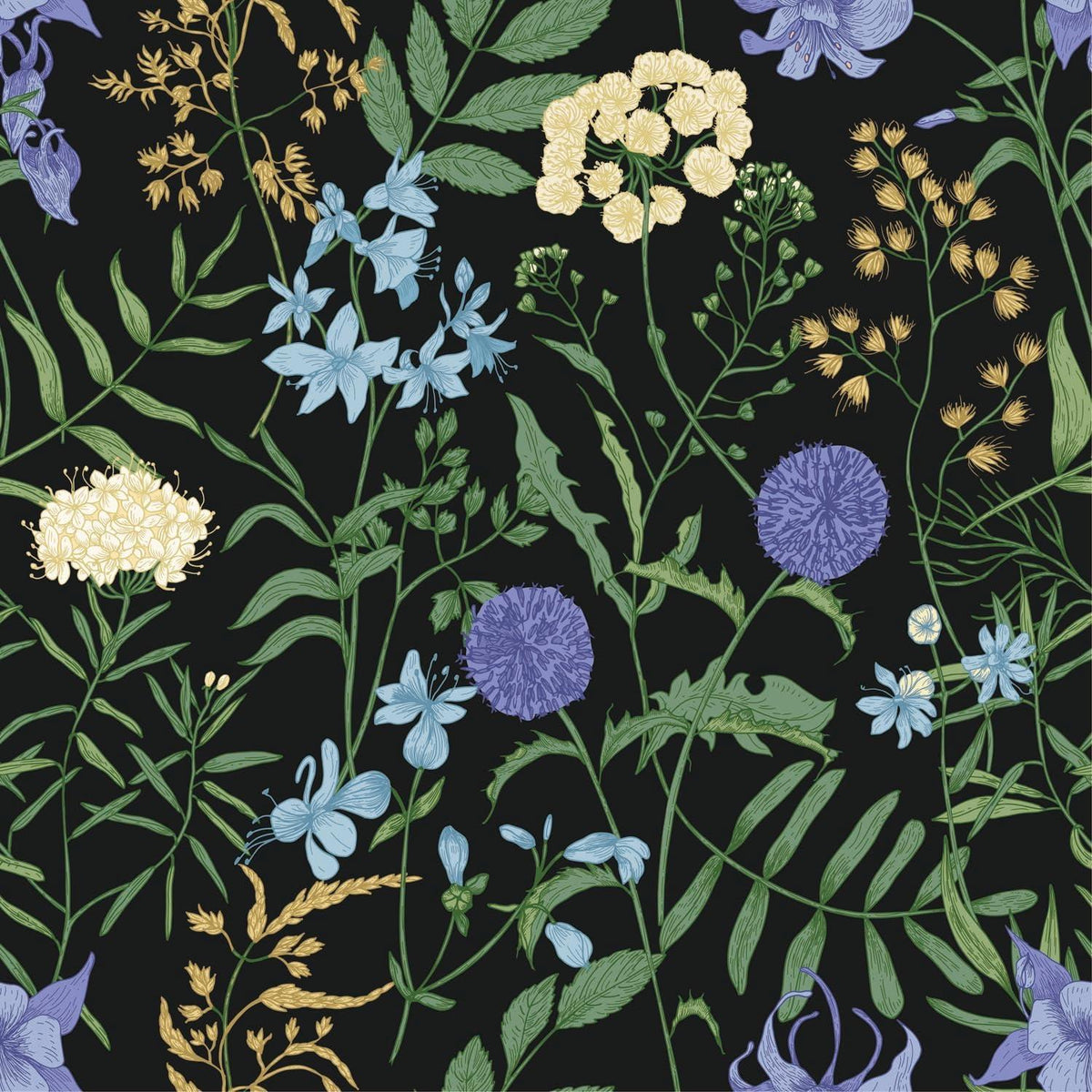 Selbstklebende Blumen Tapete PVC Vinyl Möbelfolie 240420 0.4W x 10L m