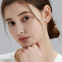 Moissanite Ohrstecker Silber 925 Damen 0,6 ct Diamant