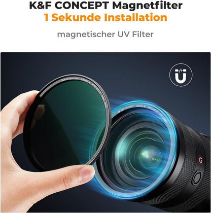 52mm UV Filter Optisches Glas Magnetisch 18-Schicht