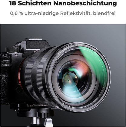 UV Filter 82mm Magnetische Optisches Glas mit Muti-Beschichtung Schutzfilter Ultraviolett-Filter