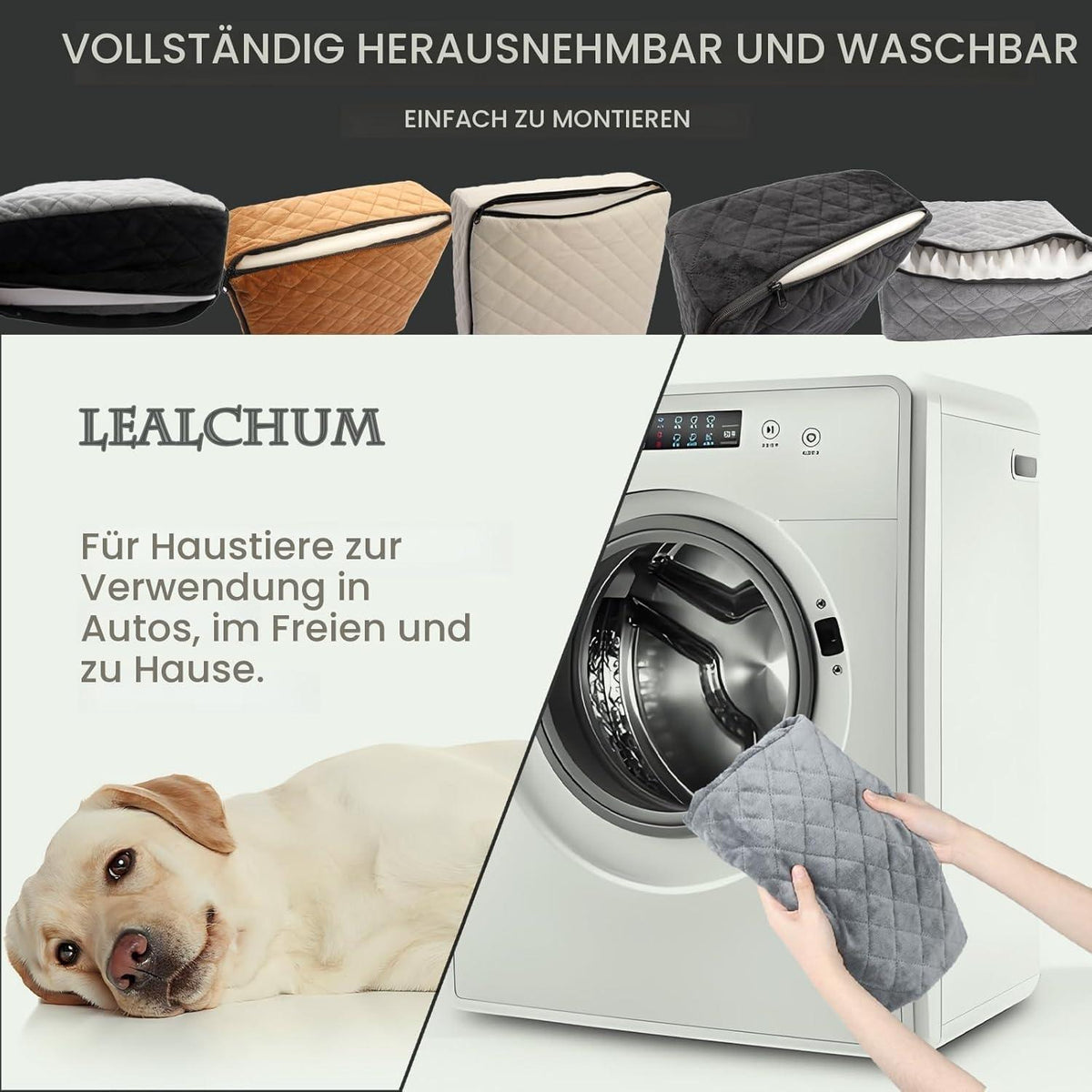 Hunde-Autositz mittel – Bequem & Sicher für Reisen