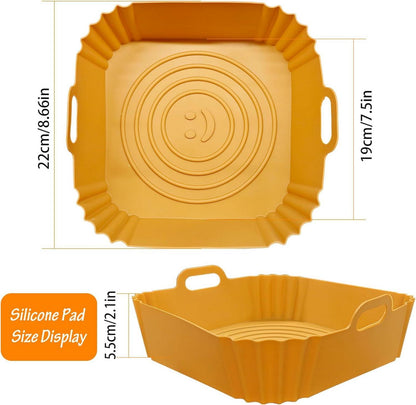 Silikon Airfryer Zubehör 4er Set, Hochwertige