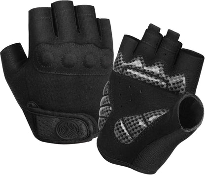 Fahrradhandschuhe Halbfinger Atmungsaktiv Stoßdämpfend 5mm Padding