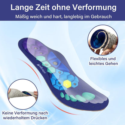 Magnetische Einlegesohlen Akupressur Schuheinlagen Männer