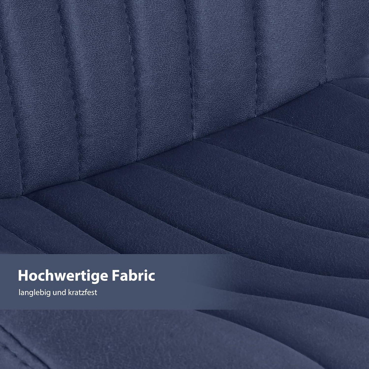Verstellbarer Barhocker 2er Set mit Fußstütze & 360° Drehung