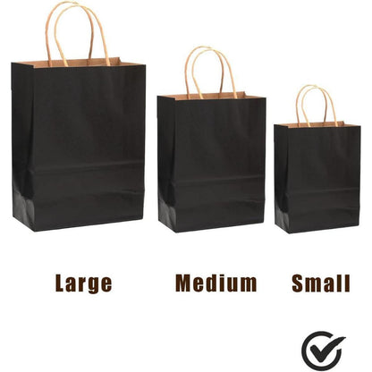 16 Geschenktüten mit Griffen – 21x15x8cm – Vielseitig einsetzbar