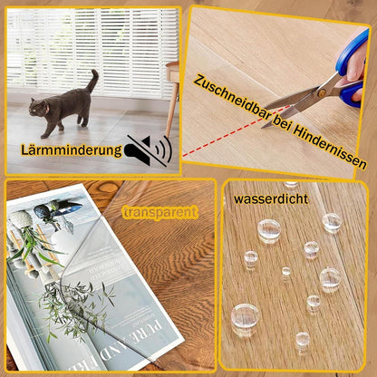RAUMPA Bodenschutzmatte 100x120 cm Transparent