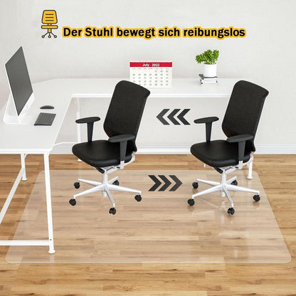 RAUMPA Bodenschutzmatte 100x120 cm Transparent