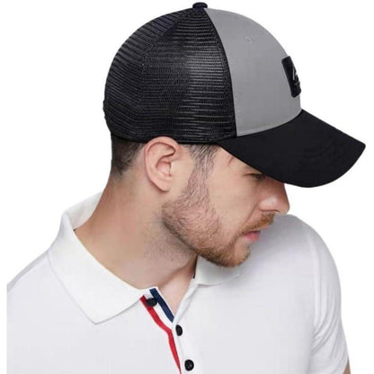 Baseball Cap Unisex Sommer Mesh Atmungsaktiv Größe M Grau