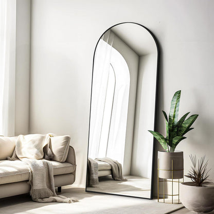 Ganzkörperspiegel 165x60cm – Stand-, Wand- & Bodenspiegel Schwarz