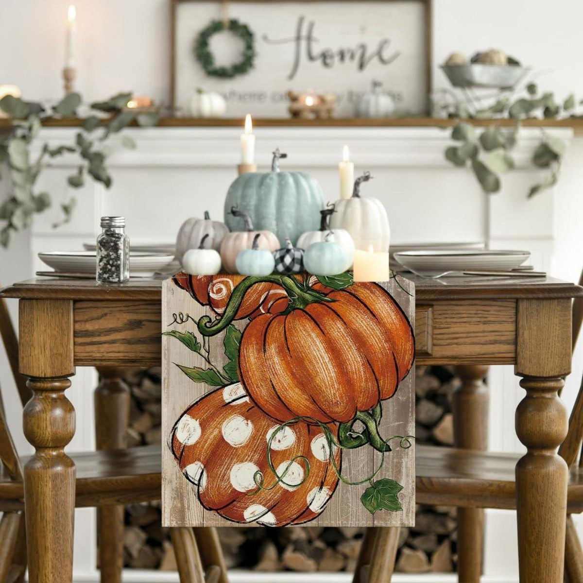 Artoid Mode Herbst Tischläufer 40x140 cm Braun, Saisonale