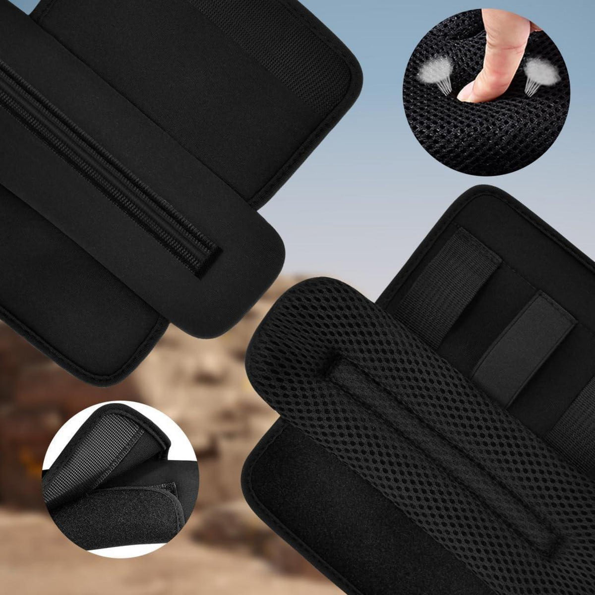 Breites Schulterpolster 2er-Pack für Taschen – Komfort & Schutz