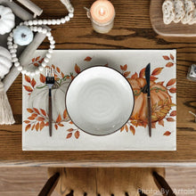 Artoid Mode Herbst Platzsets Orange Kürbisse 4er Set 30x45cm