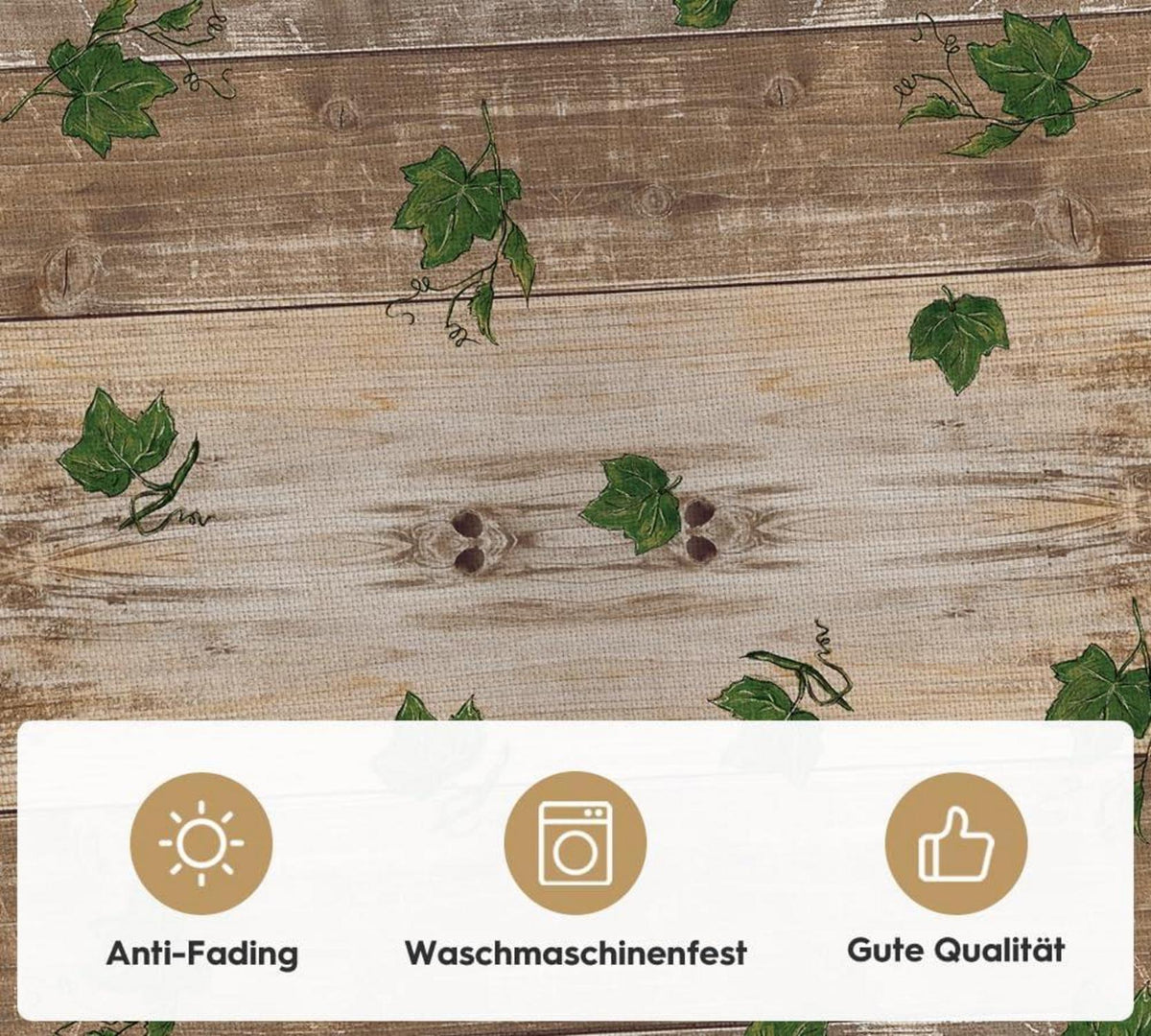 Artoid Mode Herbst Kürbisse Tischdecke 85x85 cm Braun