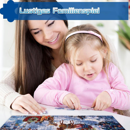 Adventskalender Puzzle 2026 Weihnachts Jigsaw 1008 Teile