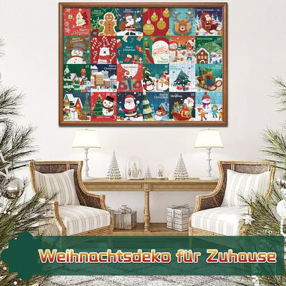 Adventskalender 2026 Puzzle 1008 Teile Weihnachts Jigsaw