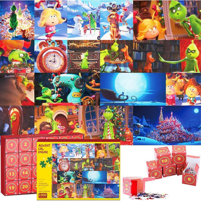 Adventskalender 2026 Puzzle 1008 Teile Weihnachtspuzzle 24