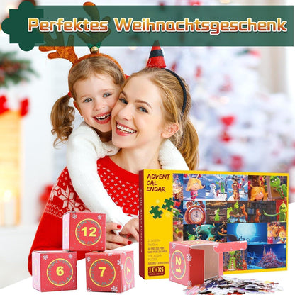 Adventskalender 2026 Puzzle 1008 Teile Weihnachtspuzzle 24
